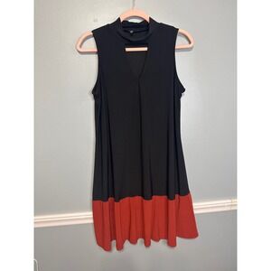 Tiana‎ B. Black and Orange Dress